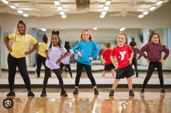 Kids performing hip hop