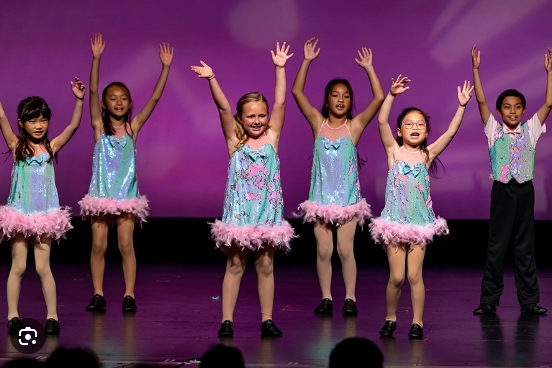 Kids performing tap